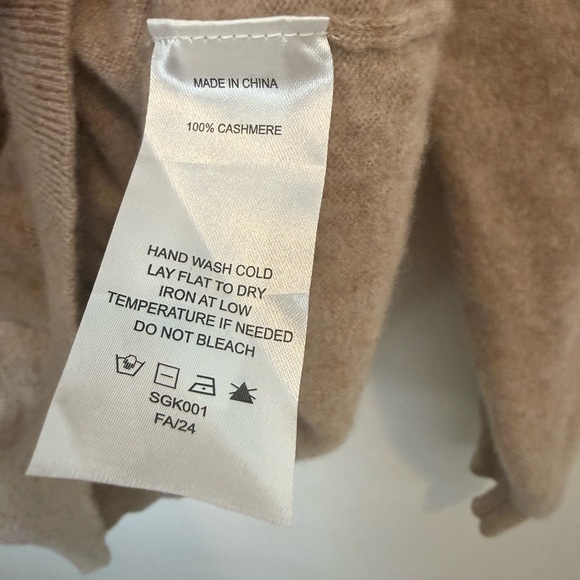Quince Mongolian Cashmere Crewneck Sweater Size XL, Oatmeal Quiet Luxury - Picture 8 of 14